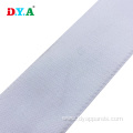 knitted medical breathable elastic waist belt 52mm white